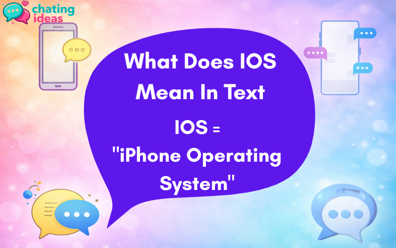 what does ios mean in text