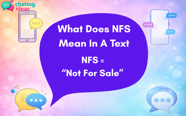 what does nfs mean in a text