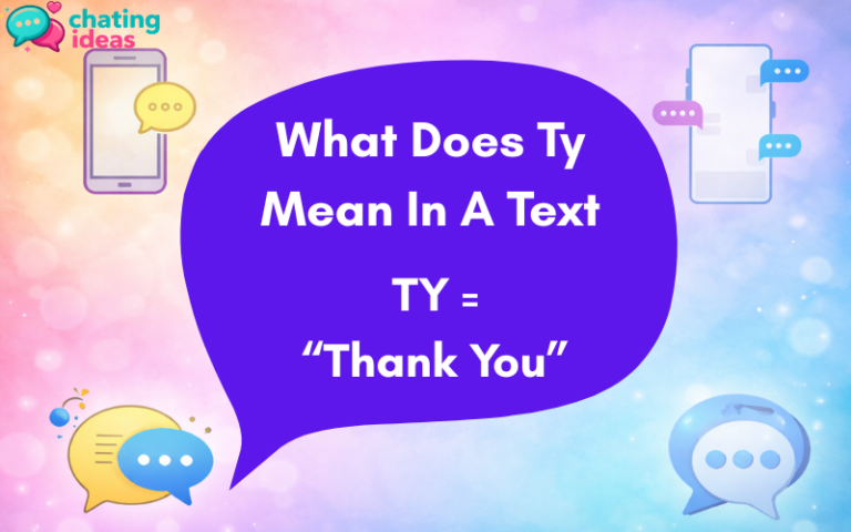 what does ty mean in a text