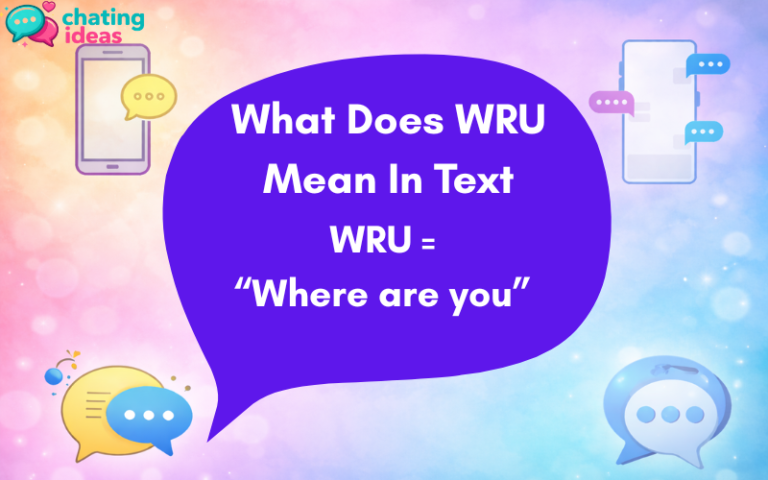 what does wru mean in text