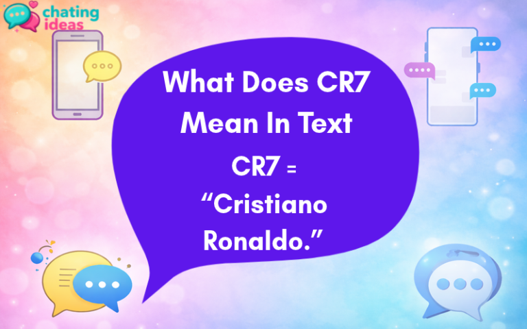 CR7 Meaning in Text