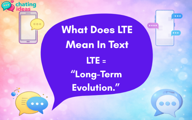LTE Mean in Text